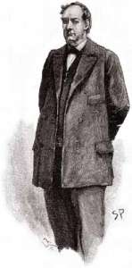 Mycroft Holmes na ilustraci Sidneyho Pageta